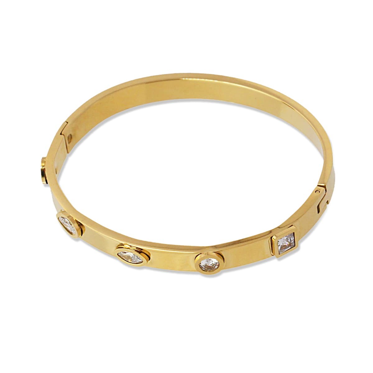 Pulsera circonitas BPU653 dorado anartxy