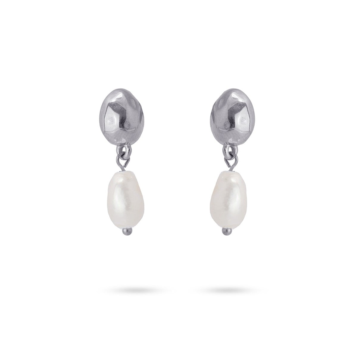 Pendientes perlas CPE199 anartxy plateado