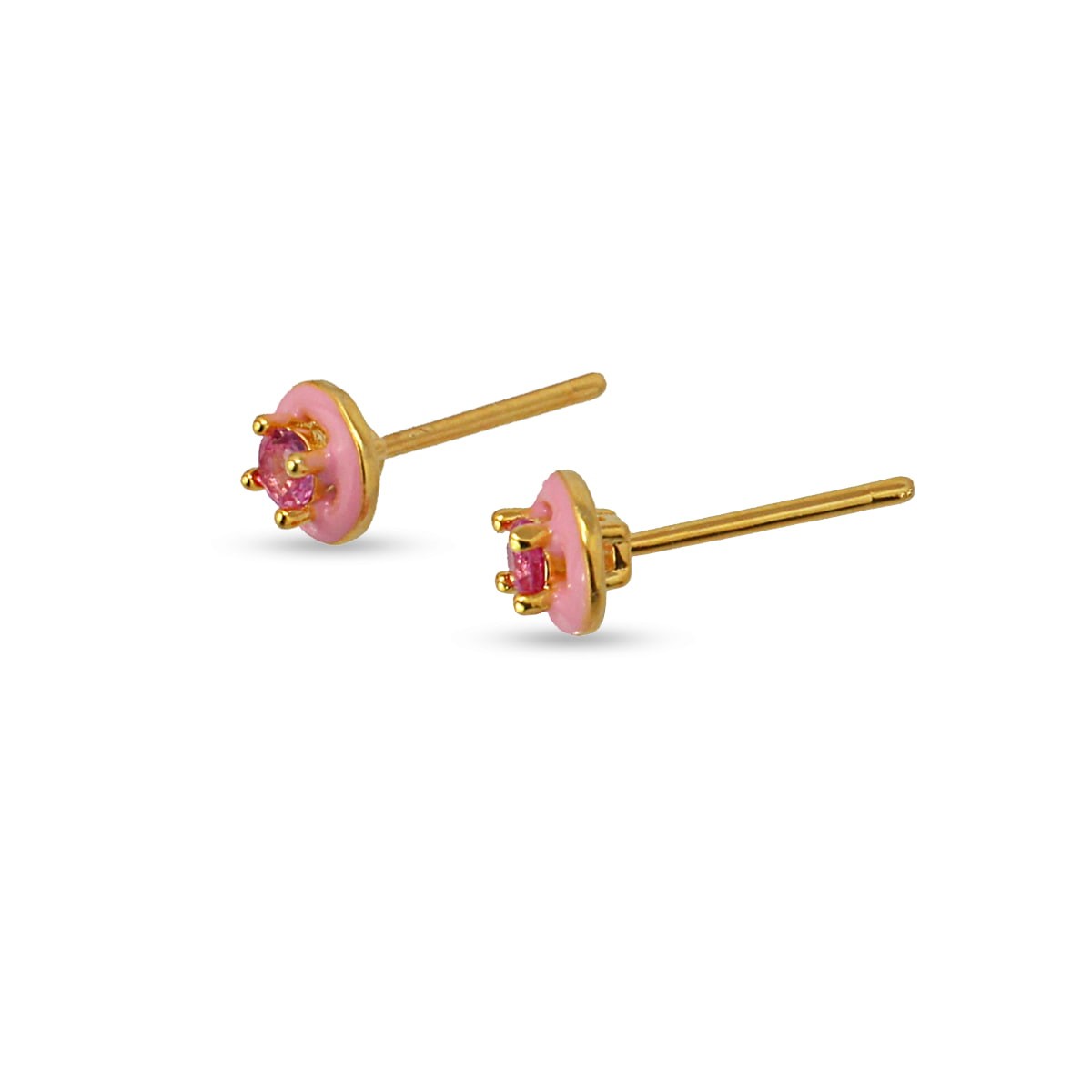 Pendientes esmalte y circonita CPE190