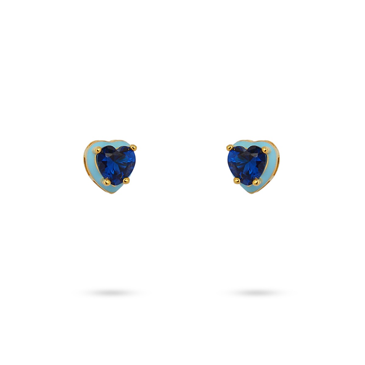 Pendientes esmalte y circonita CPE191