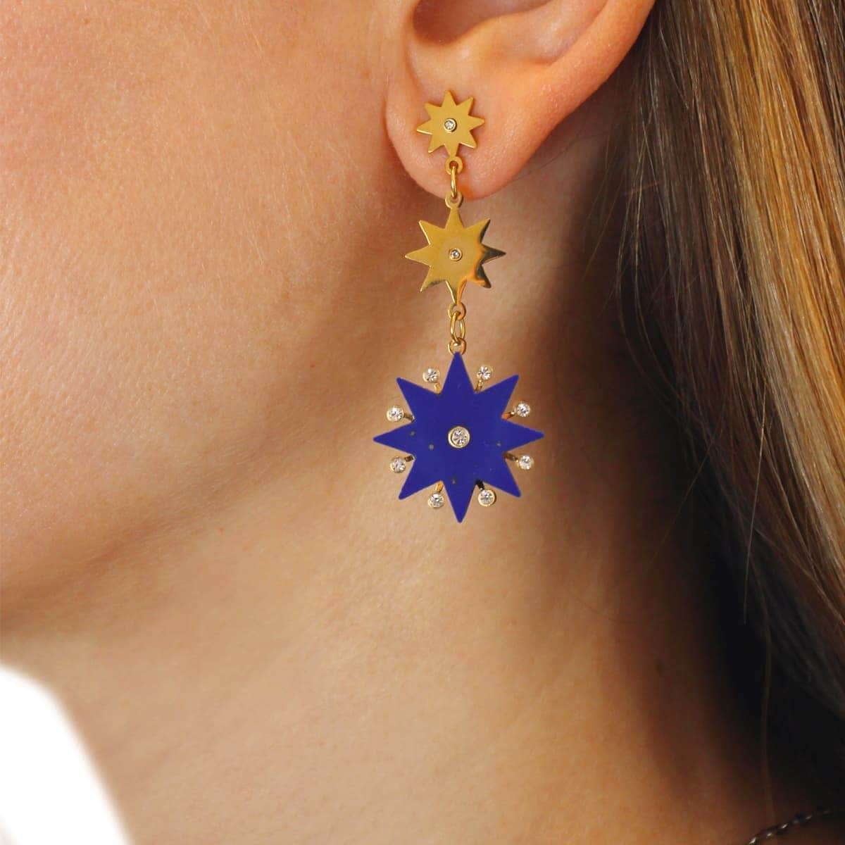 Pendientes Riaza Azul Anartxy
