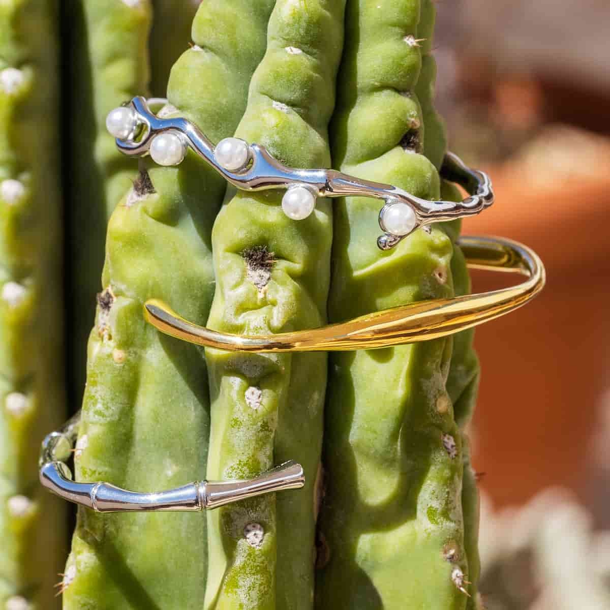 Pulsera fluida BPU635 dorada