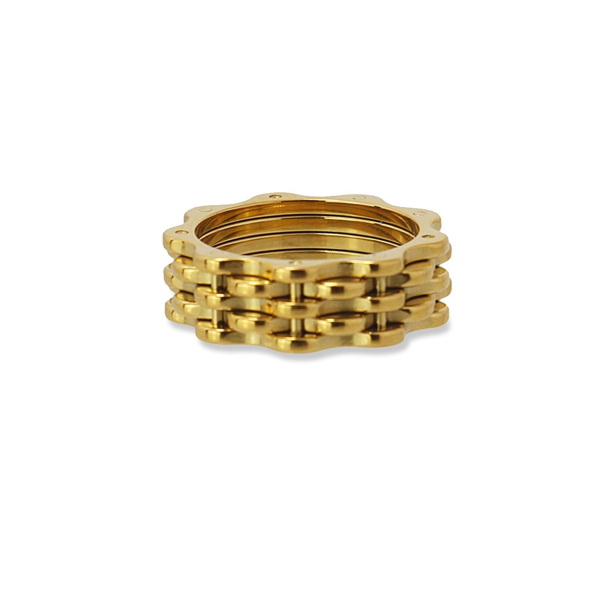 Anillo multicapas AAN920 dorado