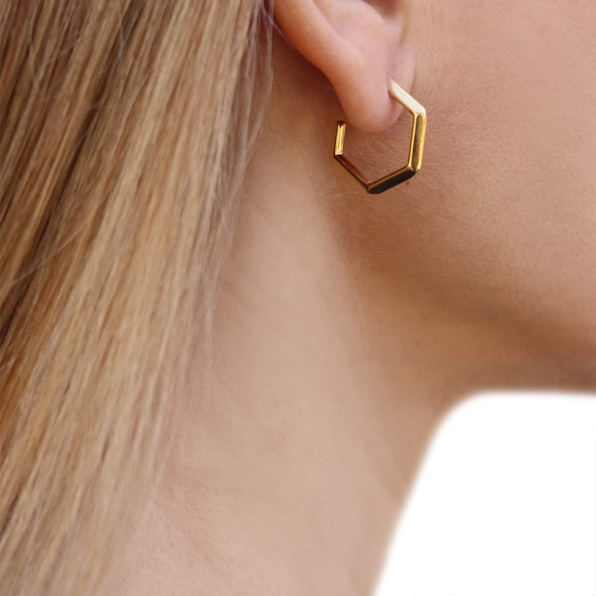 Aros geométricos CPE339 mujer