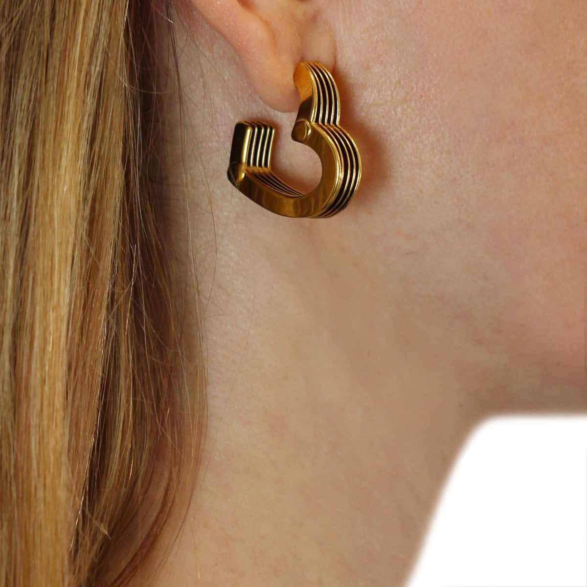 Aros corazón CPE354 mujer