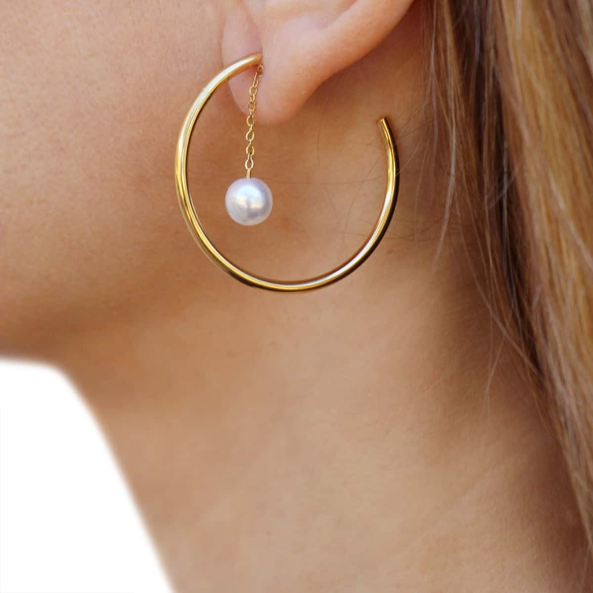 Aros perla CPE238 mujer
