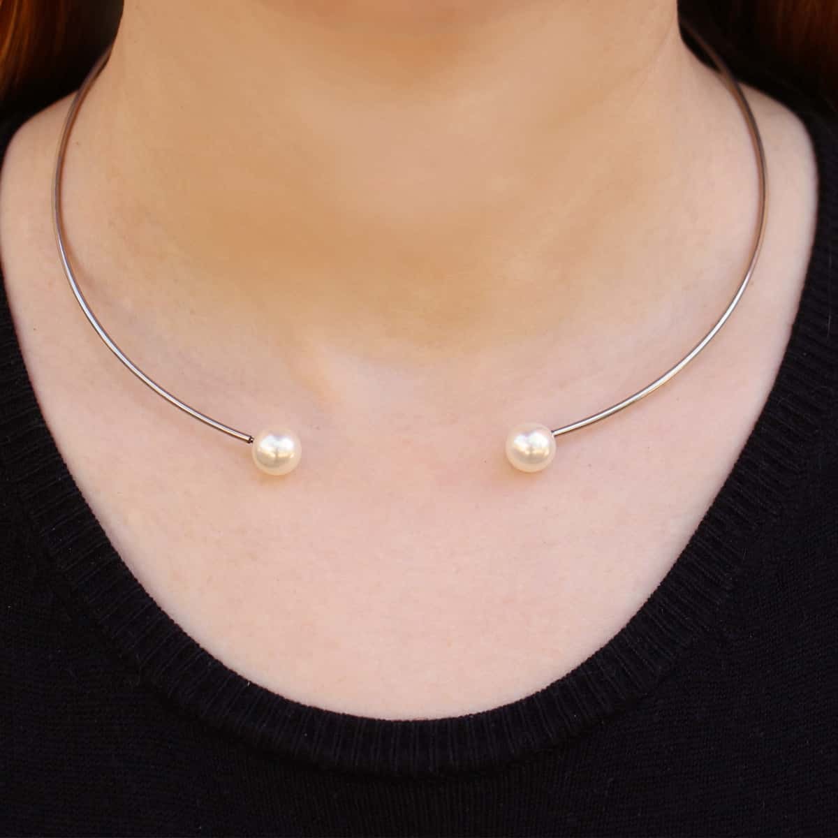 Collar perla BCO502 mujer