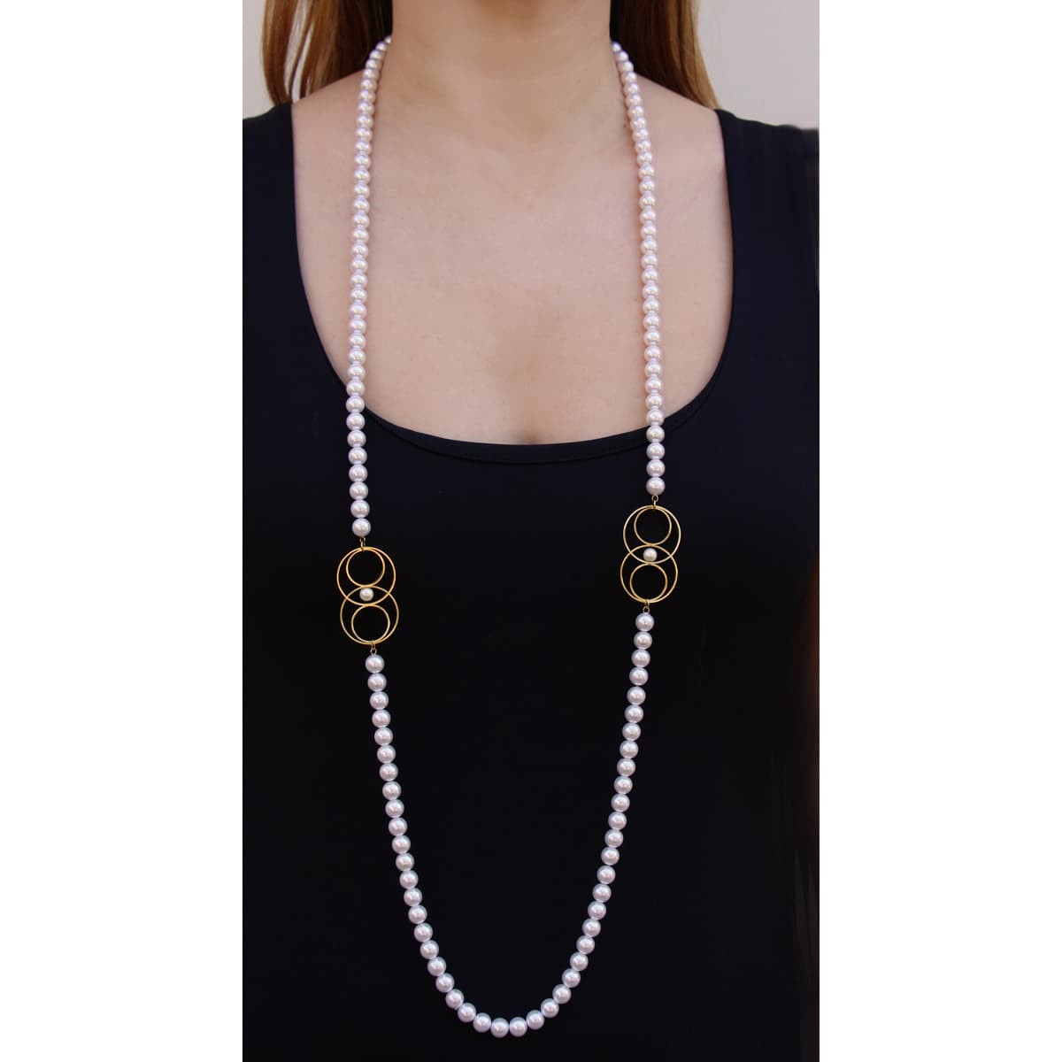 Collar perla BCO505 mujer