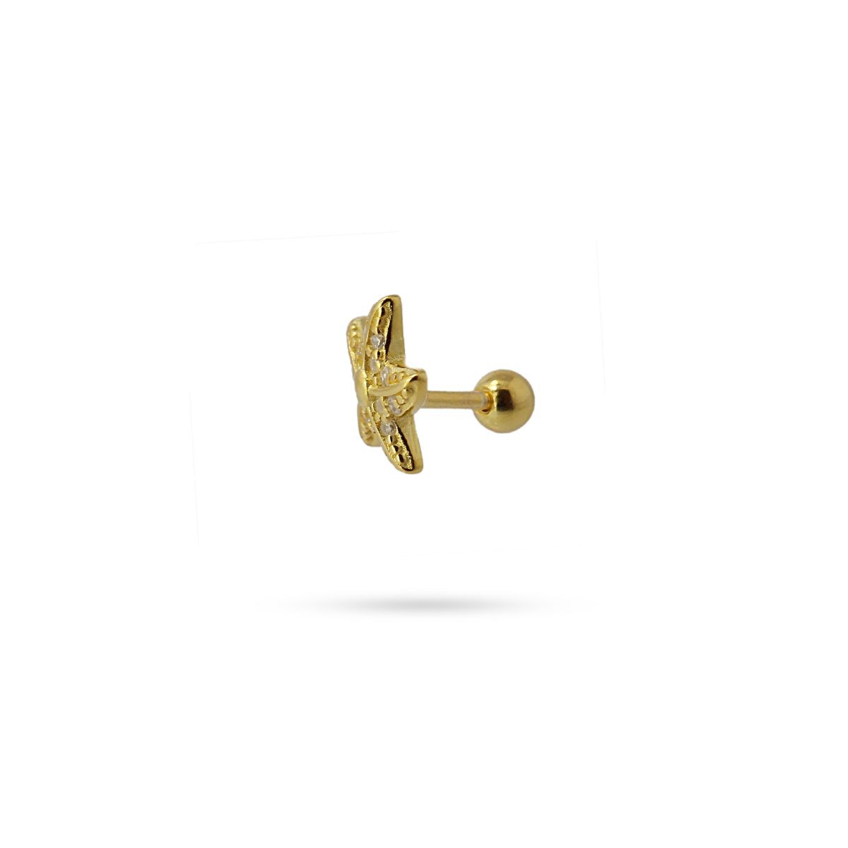 Piercing estrella de mar PE570 dorado