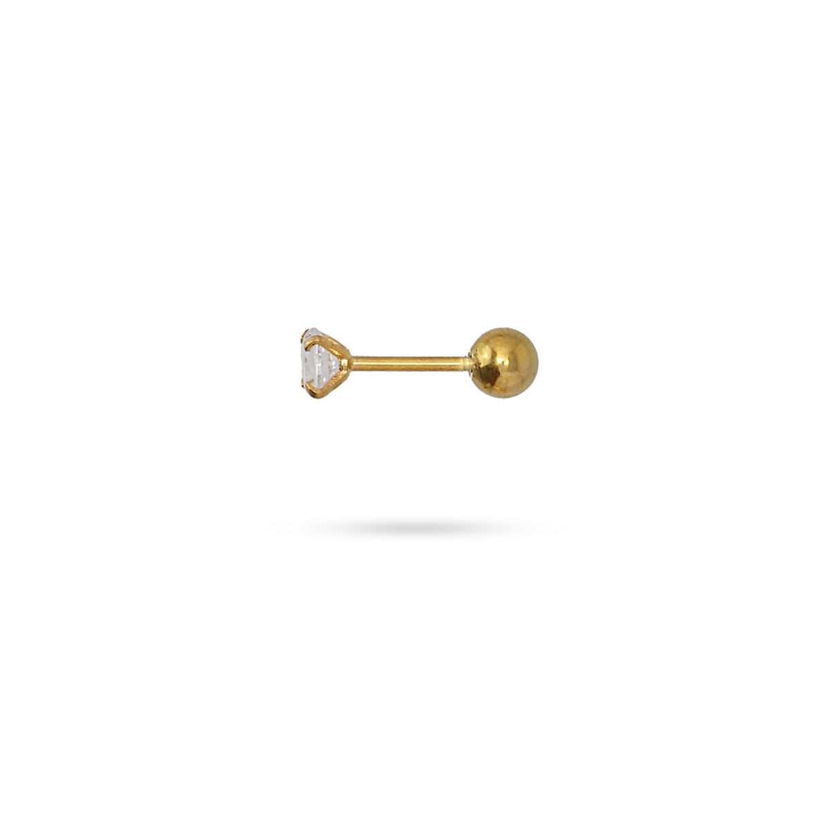 Piercing circonita CPE249 dorado