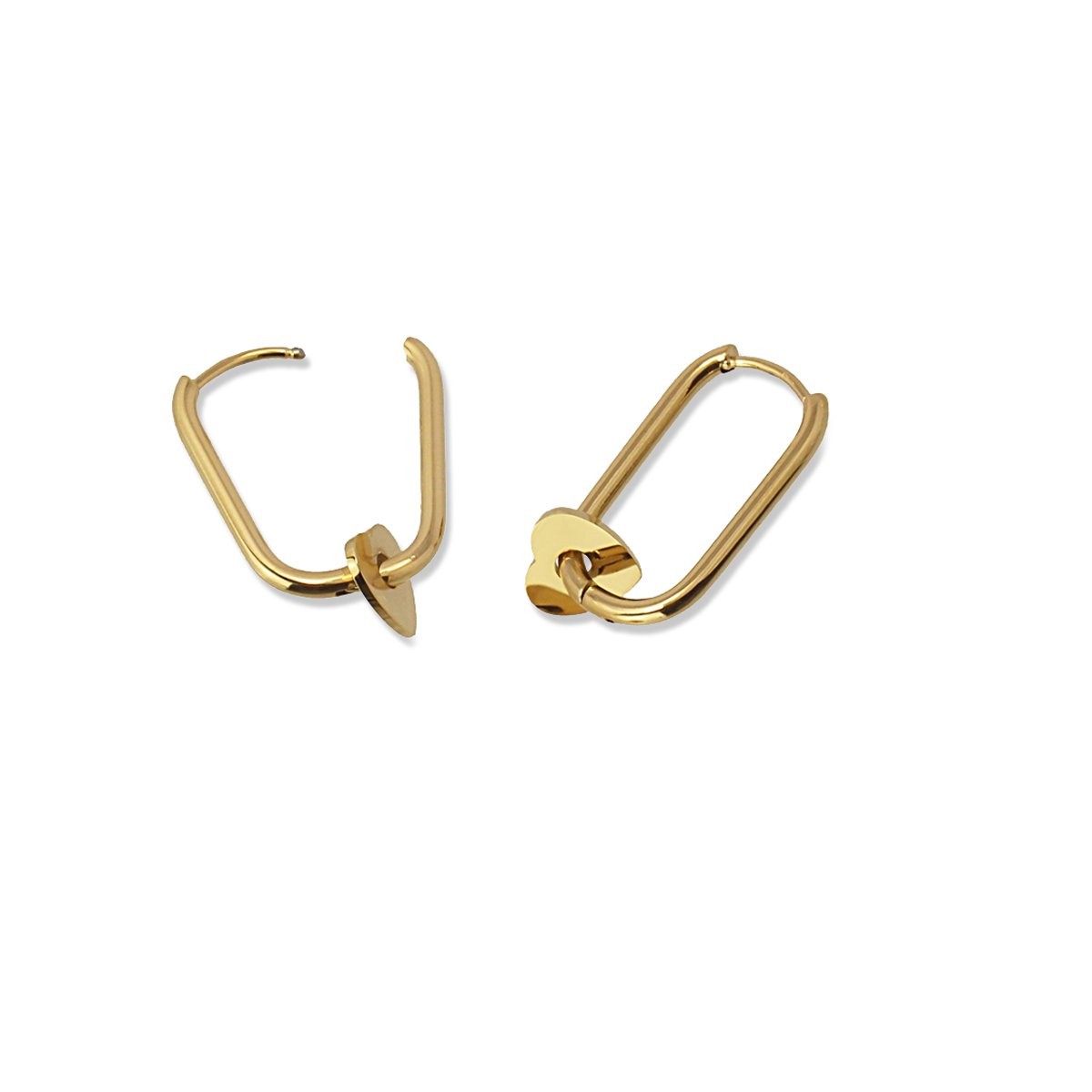 Pendientes abalorio CPE307 dorado