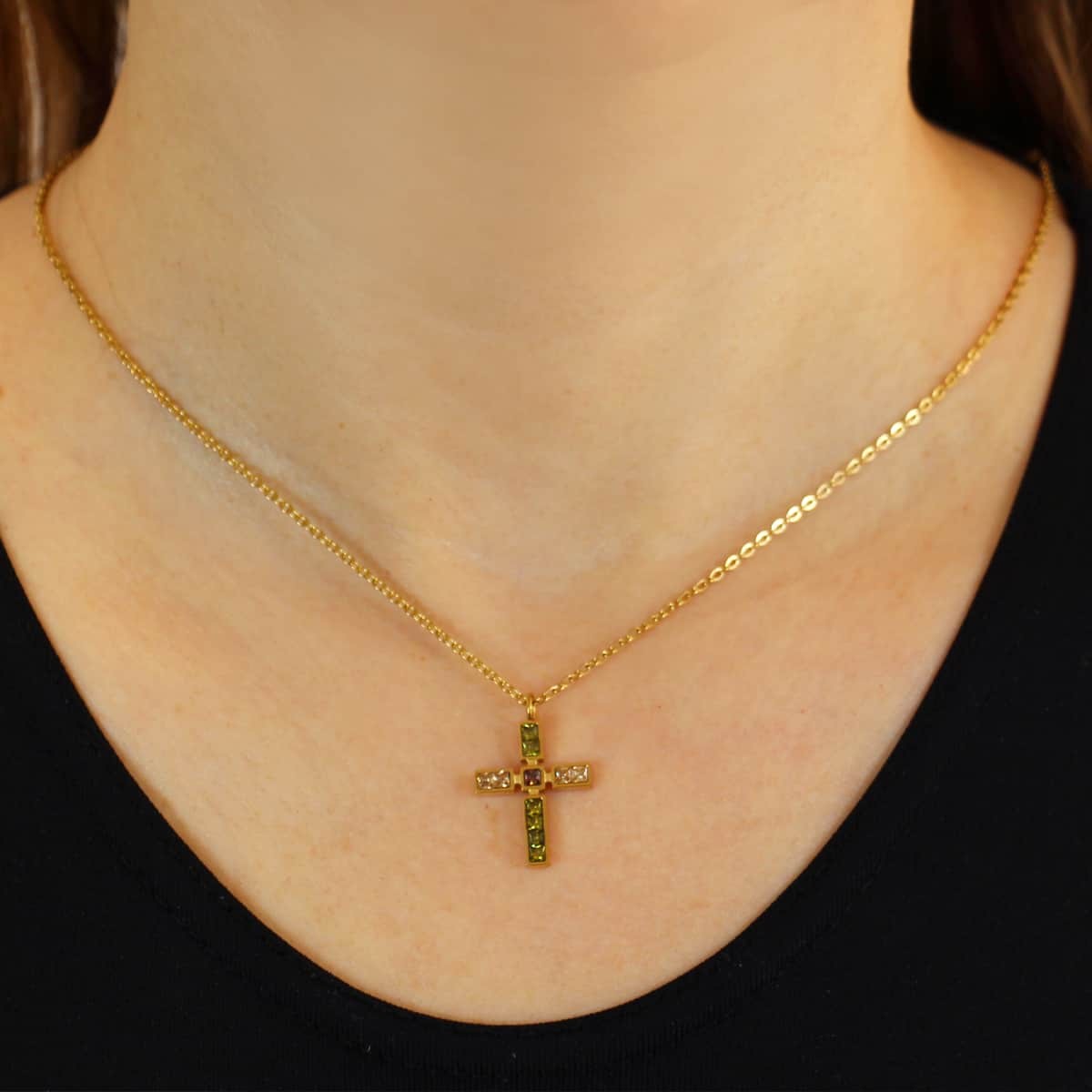 Collar zirconia BCO536 mujer