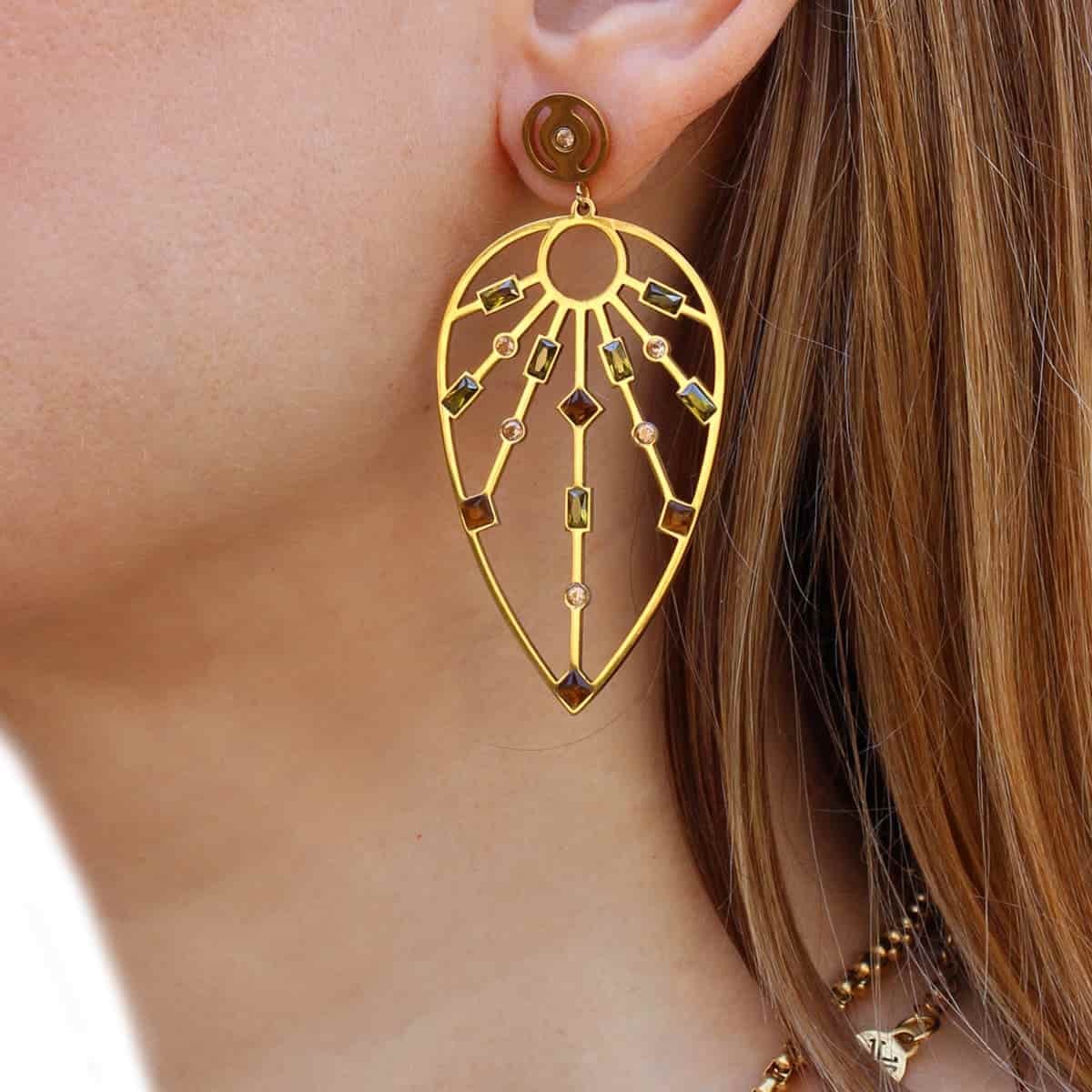 Pendientes zirconia CPE349d