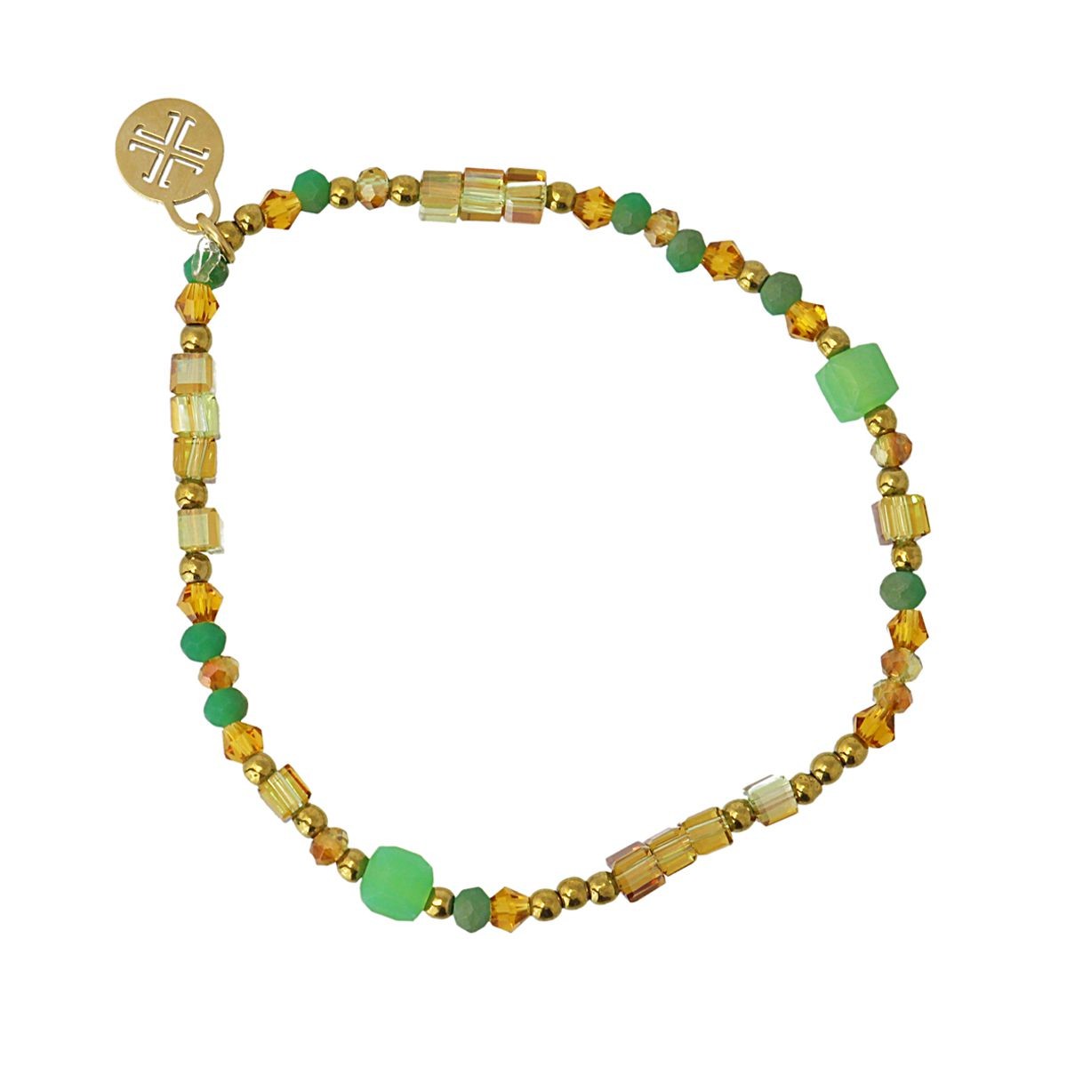 Pulsera piedra y cristal BPU710