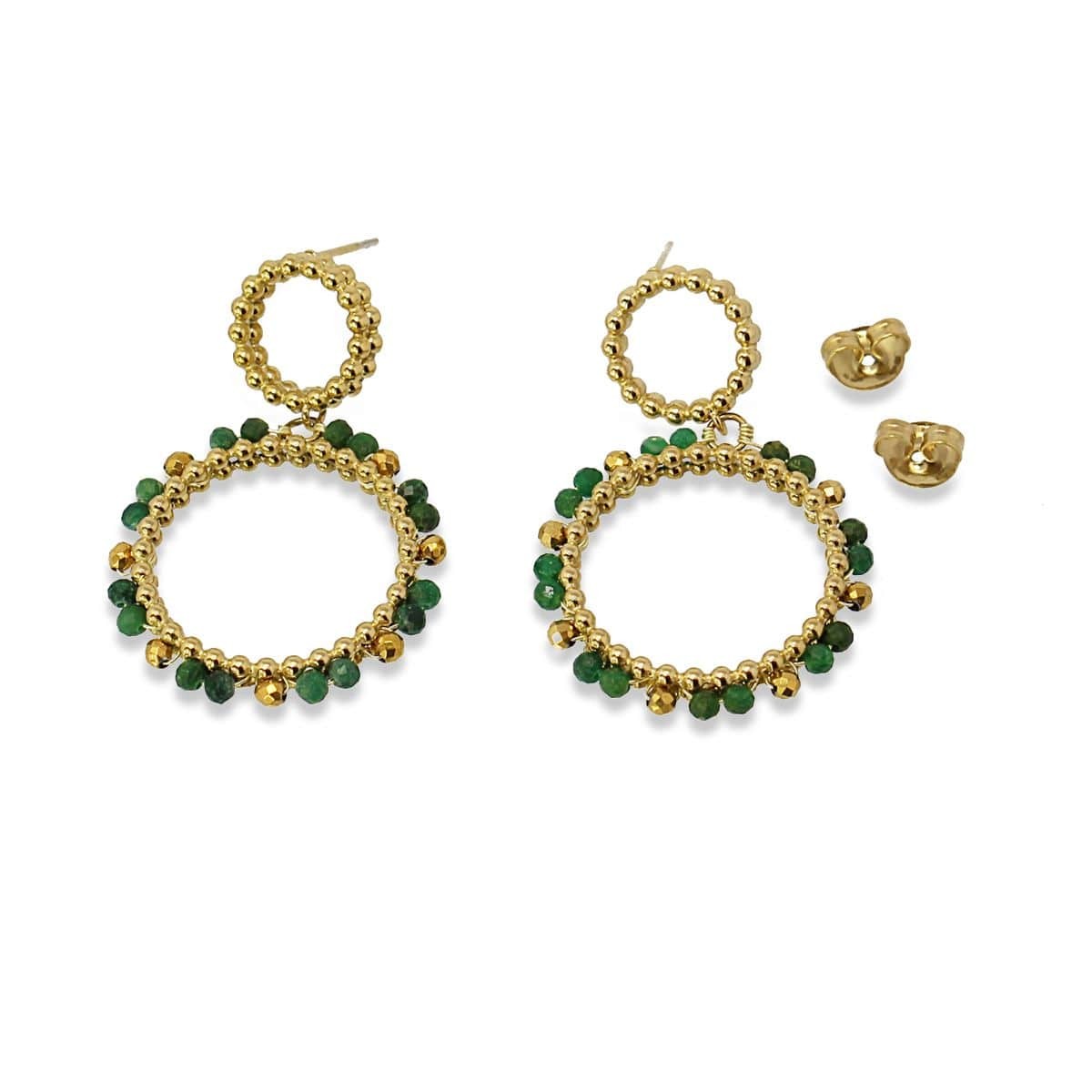 Pendientes piedra natural CPE399 4