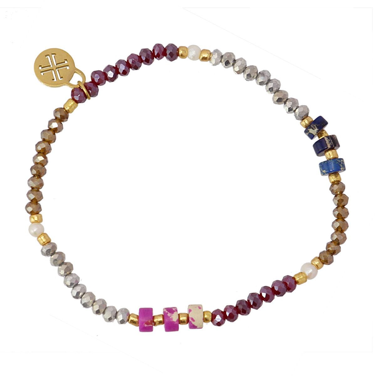 Pulsera jade y cristal BPU703 anartxy