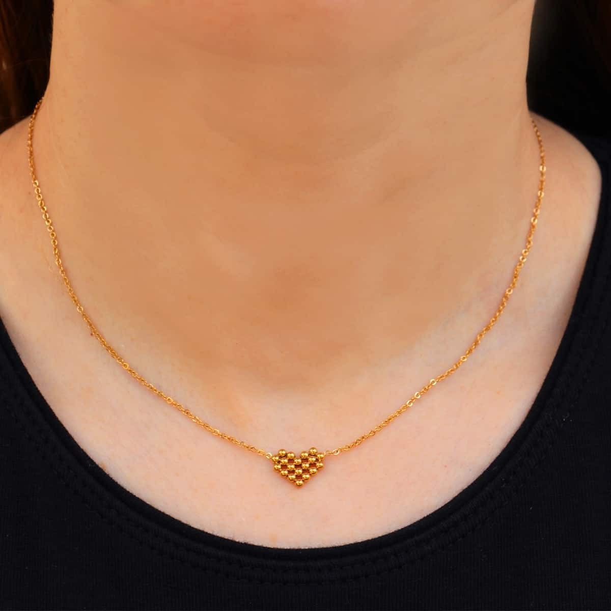 Collar corazón BCO635d