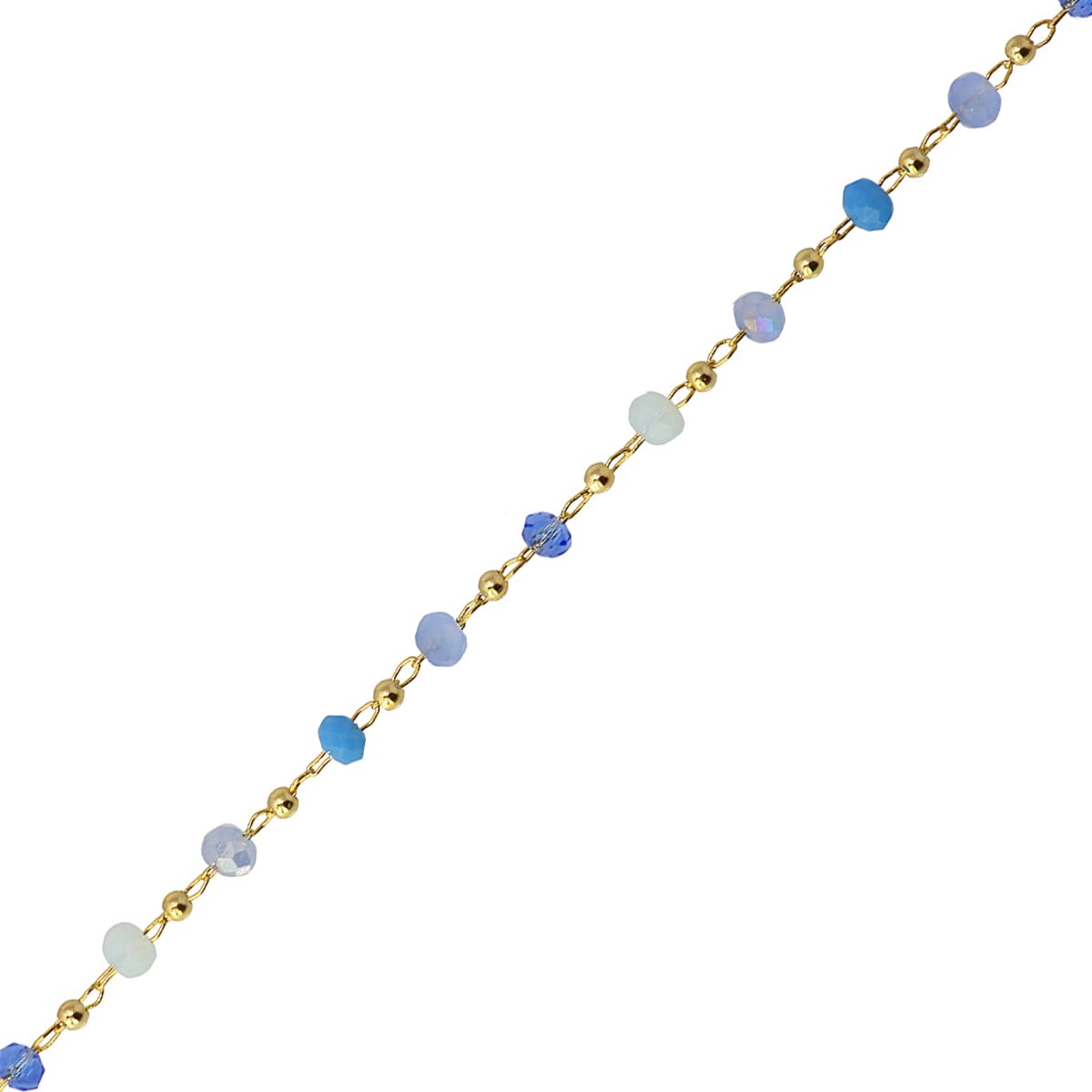 Pulsera cristal BPU737azu