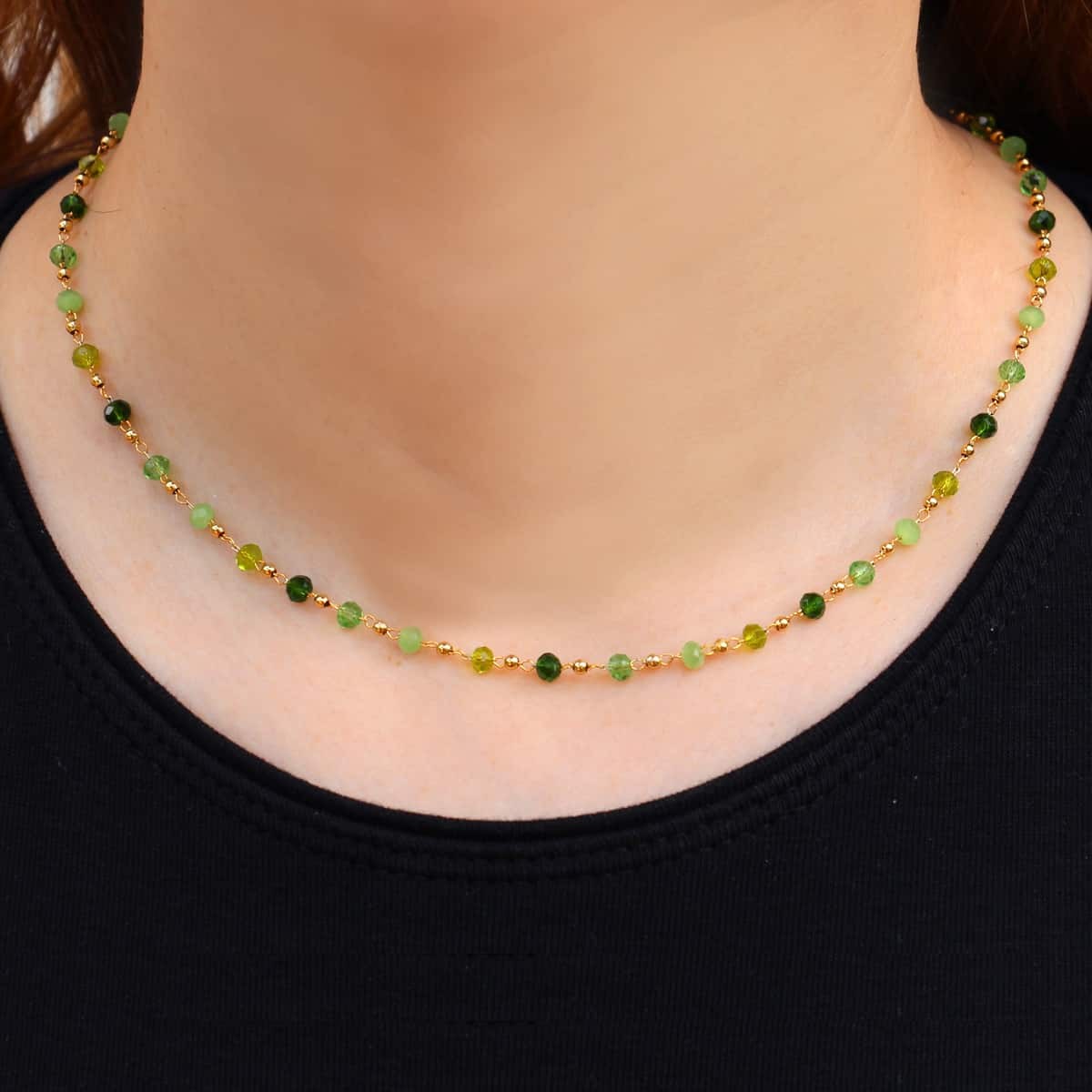Collar cristal BCO627 verde