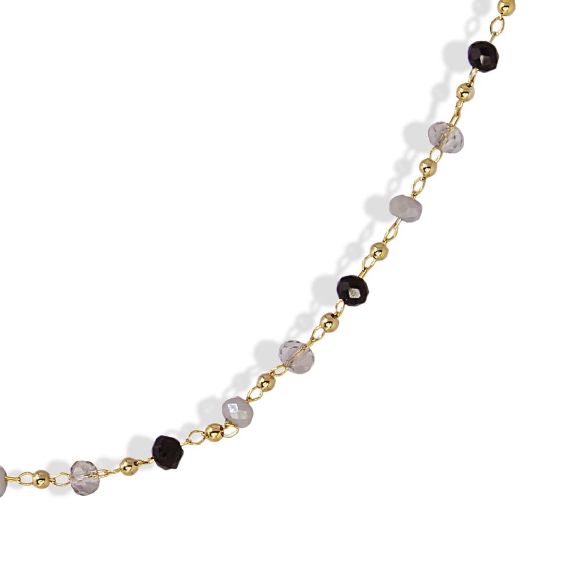 collar corto acero cristal color anartxy n