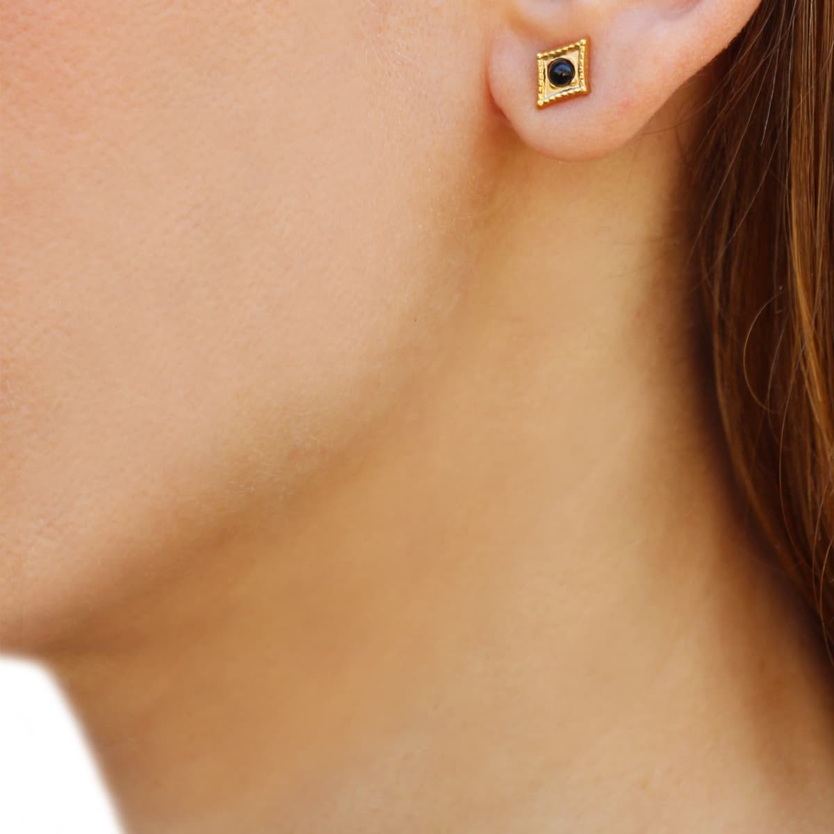 Pendientes piedra CPE430n