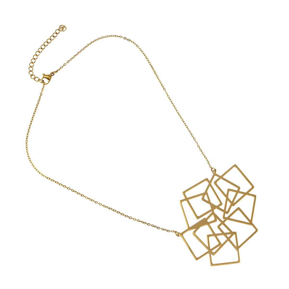 Collar cuadrados BCO684 anartxy