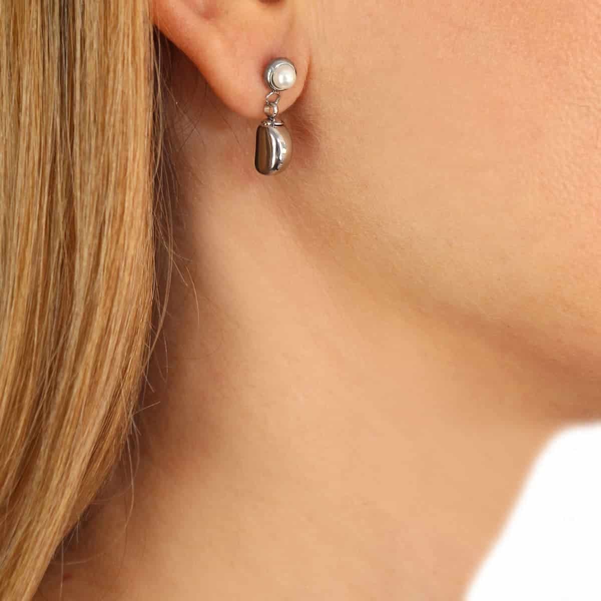 Pendientes perla CPE556PL