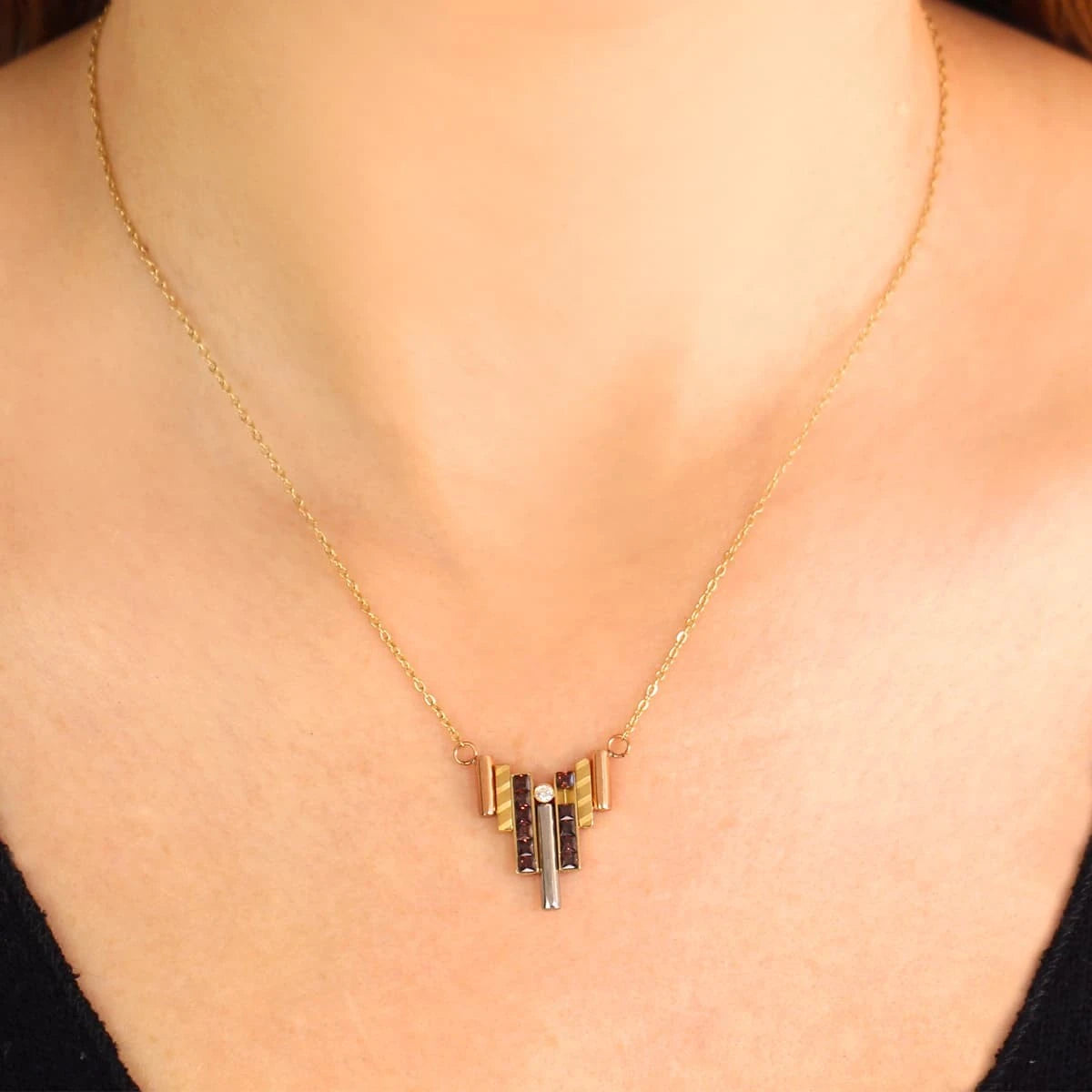 Collar Roraima Combinado metalizado Anartxy