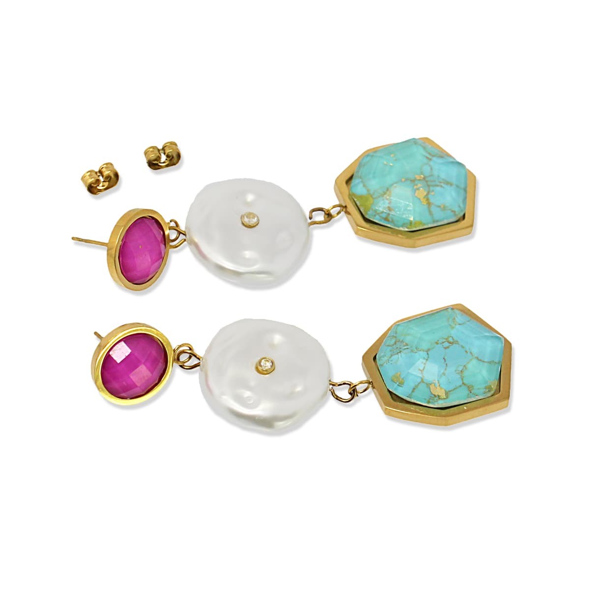 Pendientes Aciano Verde Anartxy