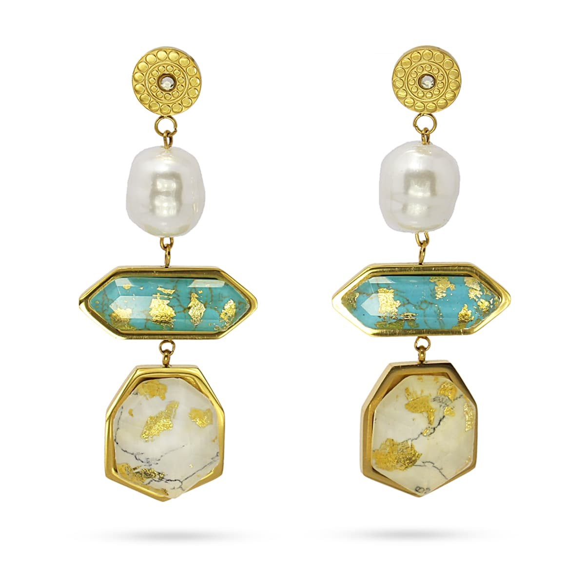 Dalia long earrings