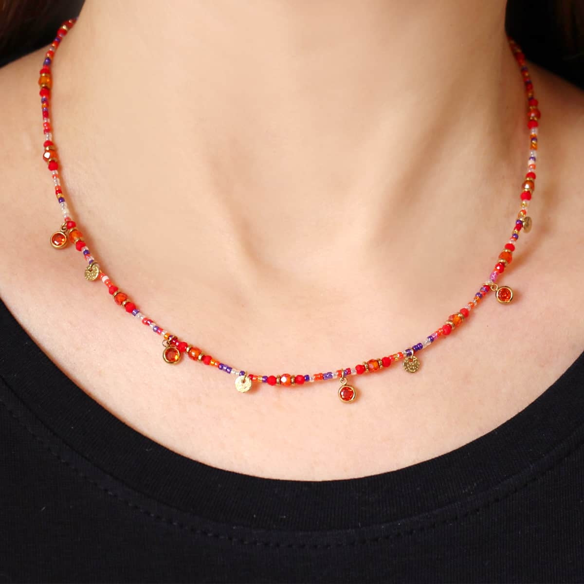 Collar Algar Rojo Anartxy