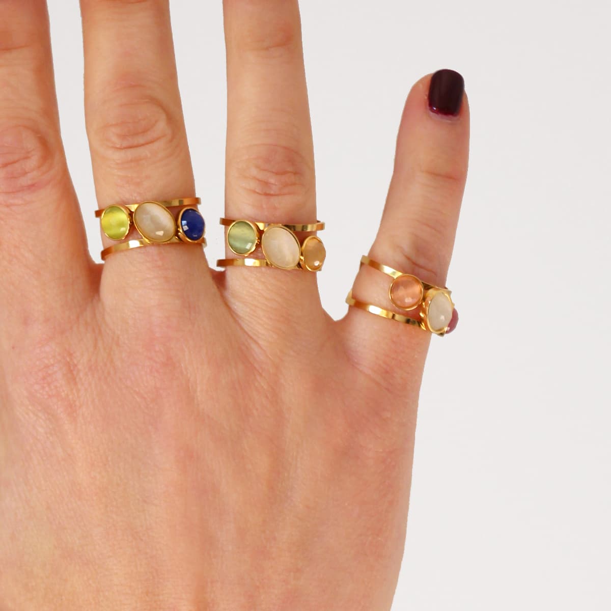 Anillo Loto Rosa Anartxy