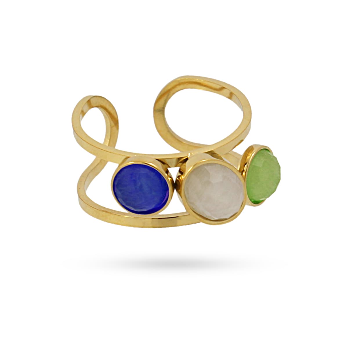 Anillo Loto Verde Anartxy