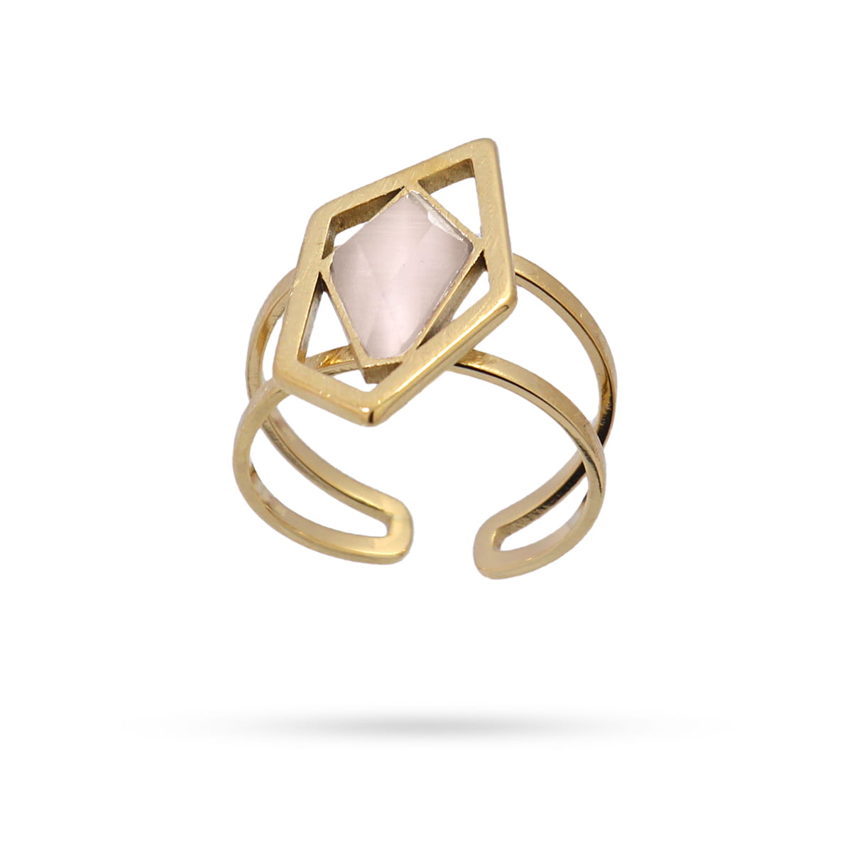 Anillo Narciso Beige Anartxy