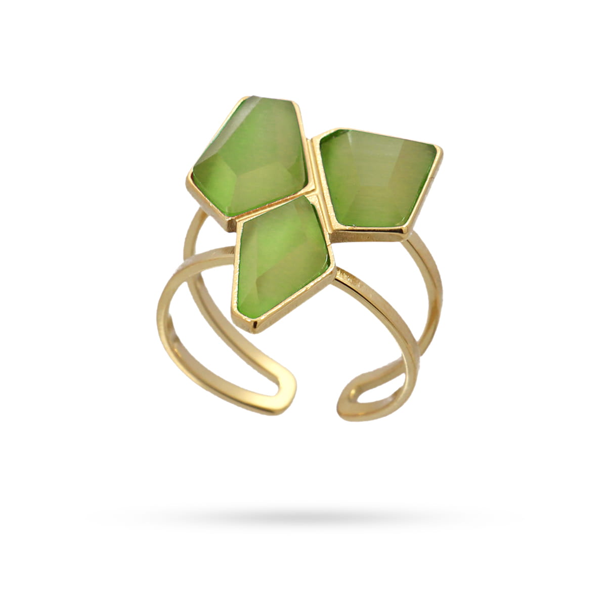 Anillo Geranio Verde Anartxy