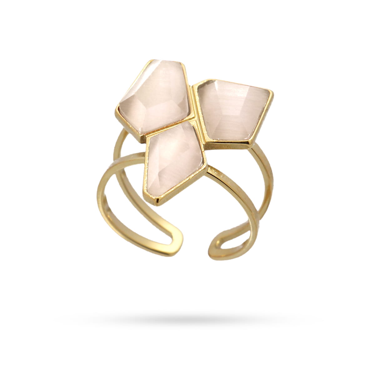 Anillo Geranio Beige Anartxy
