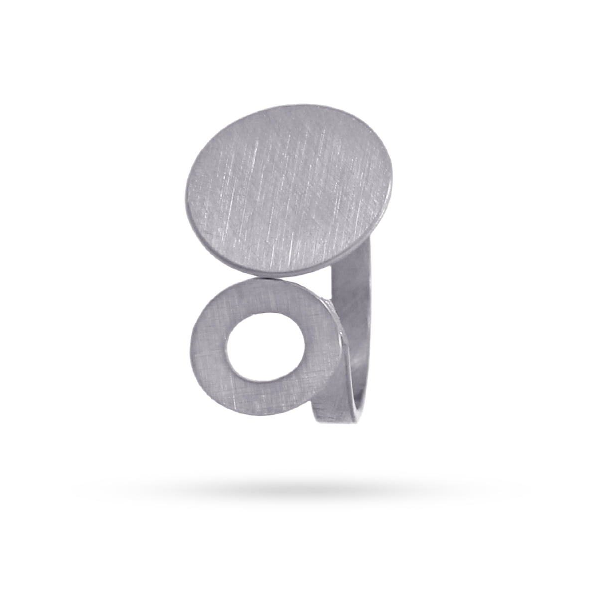 Anillo Belgrado Plateado Anartxy