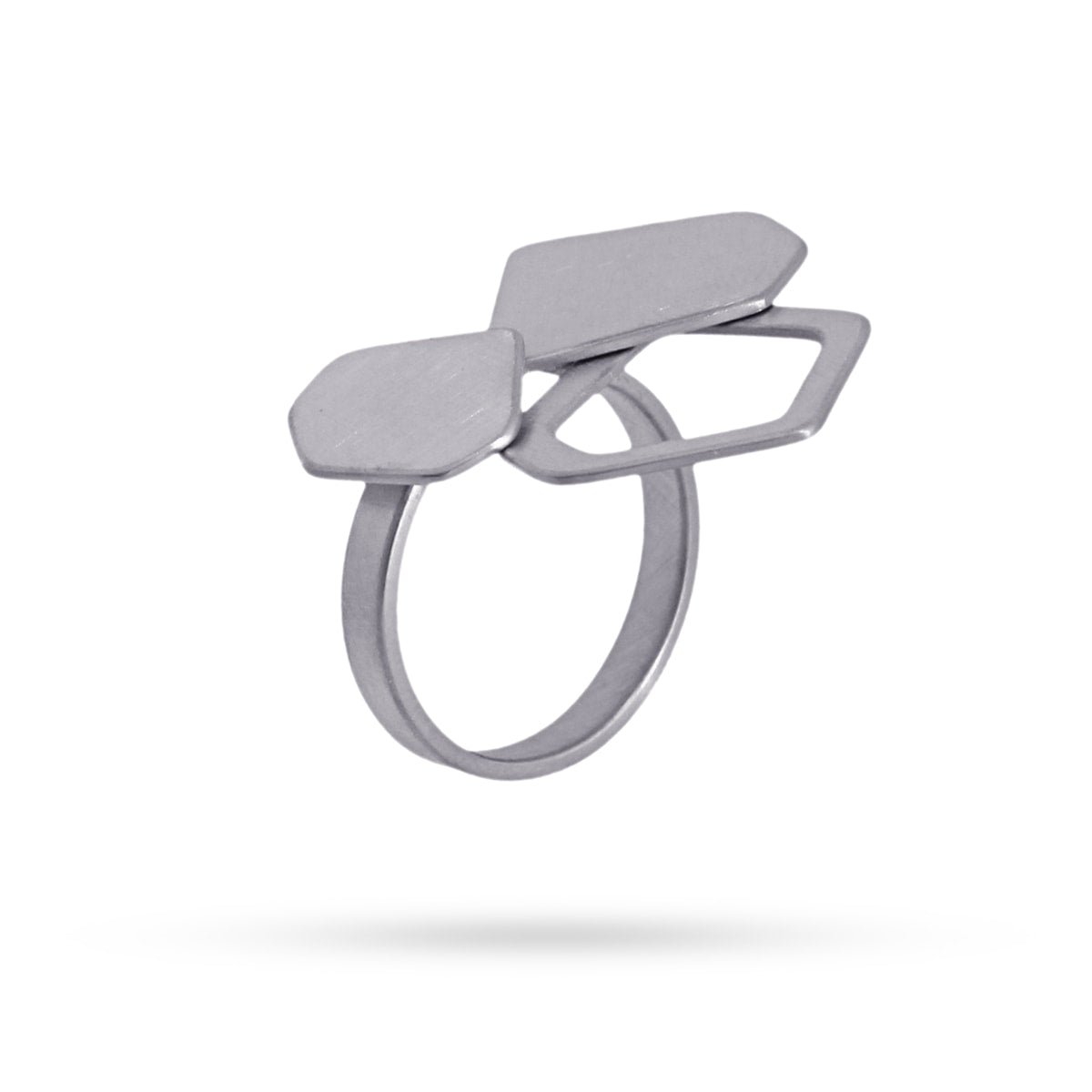 Anillo Chisináu Plateado Anartxy