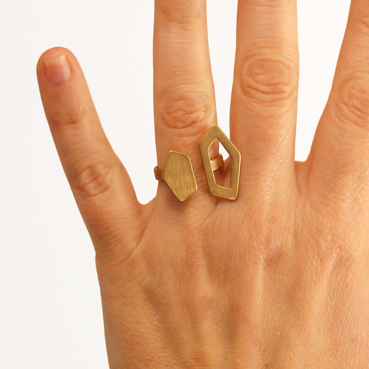 Anillo Bergen Dorado Anartxy