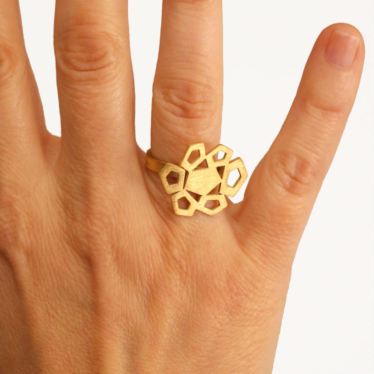 Anillo Arhus Dorado Anartxy