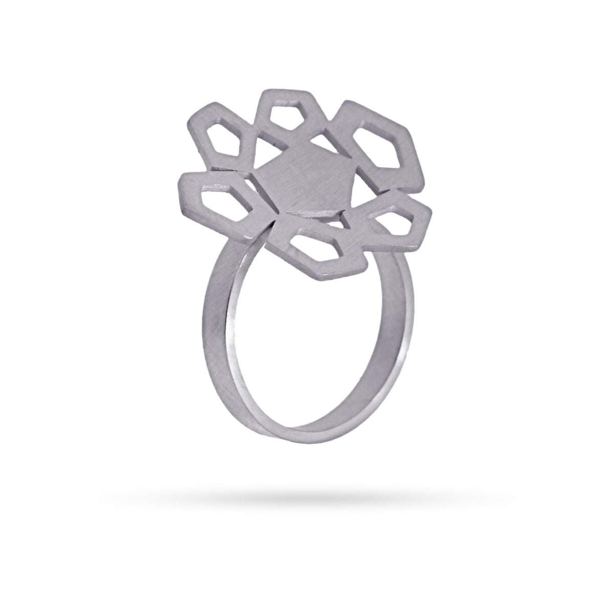 Anillo Arhus Plateado Anartxy