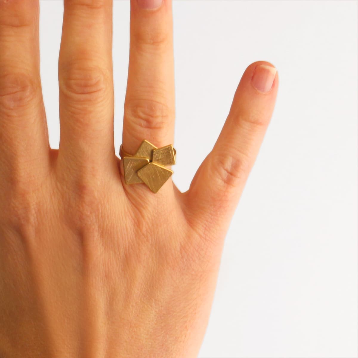 Anillo Malmo Dorado Anartxy