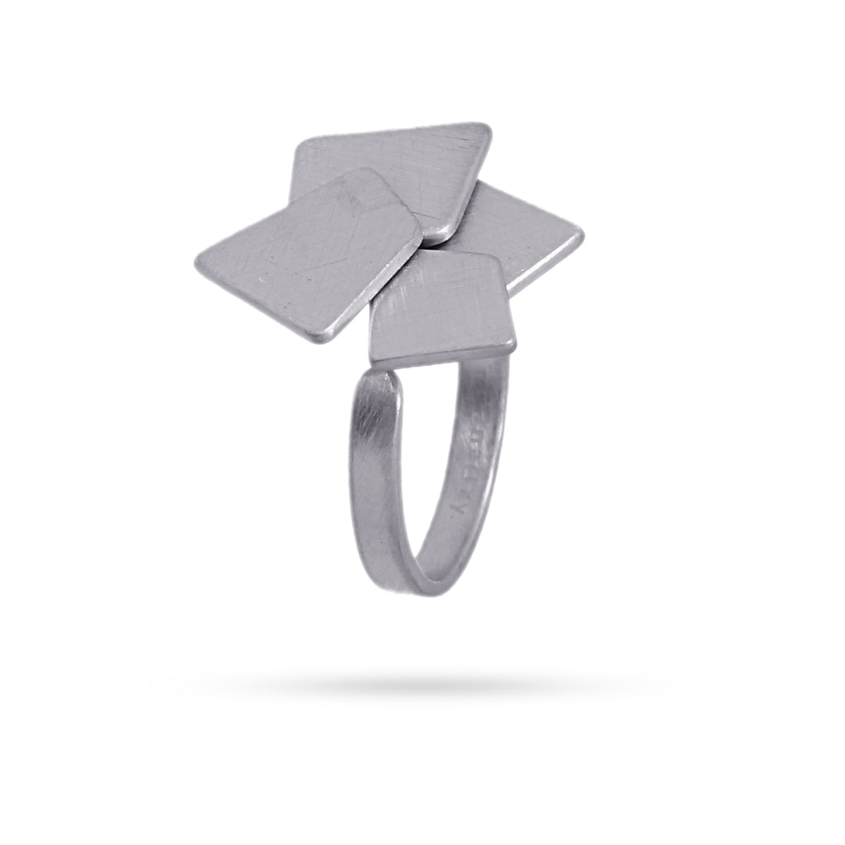 Anillo Malmo Plateado Anartxy