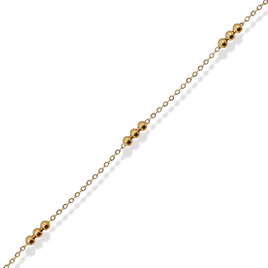Tobillera Summer Essentials Three Dorado Anartxy
