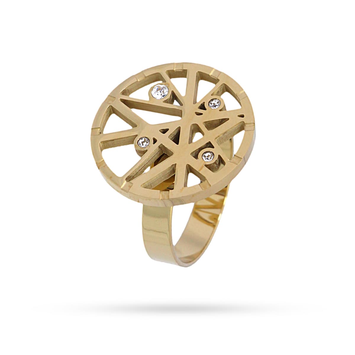 Anillo Mercurio Dorado Anartxy