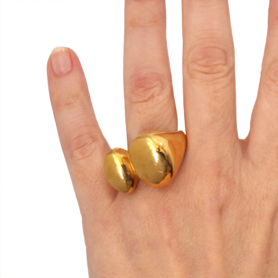 Anillo Zella Dorado Anartxy