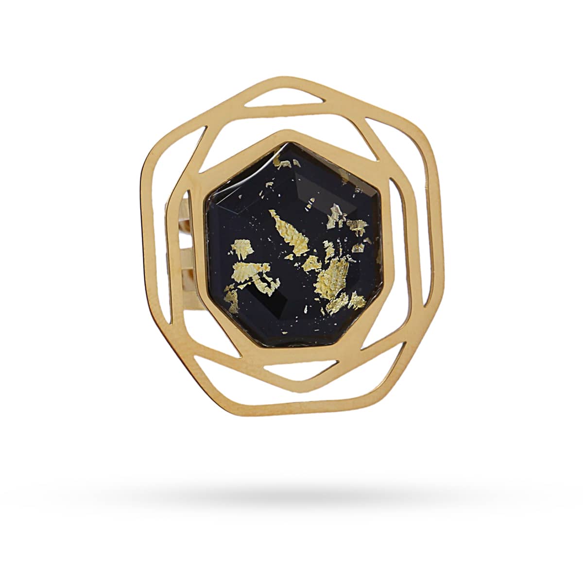 Anillo Áster Negro Anartxy