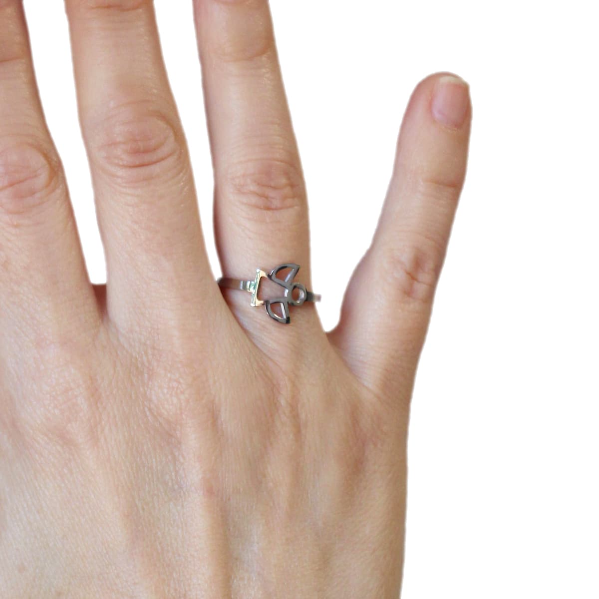 Anillo Babilonia Plateado Anartxy