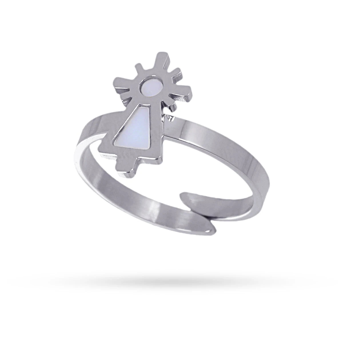 Anillo Ankor Plateado Anartxy