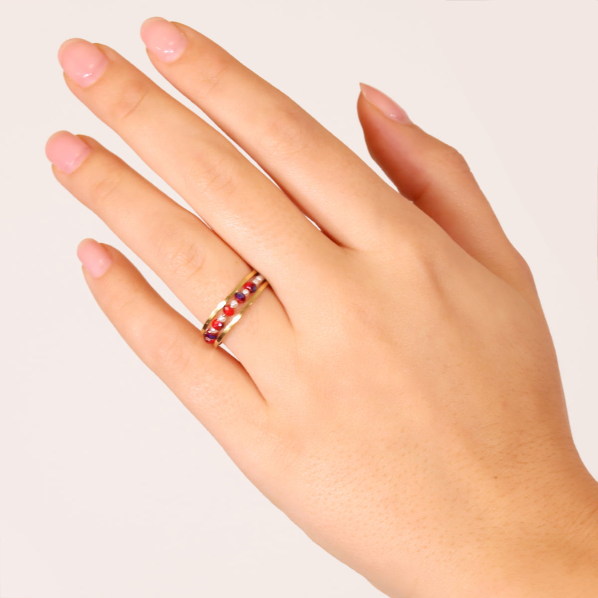 Anillo Levity Lift Rojo Anartxy